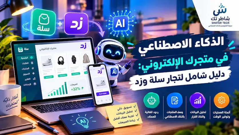 الذكاء الاصطناعي في متجرك الإلكتروني: دليل شامل لتجار سلة وزد